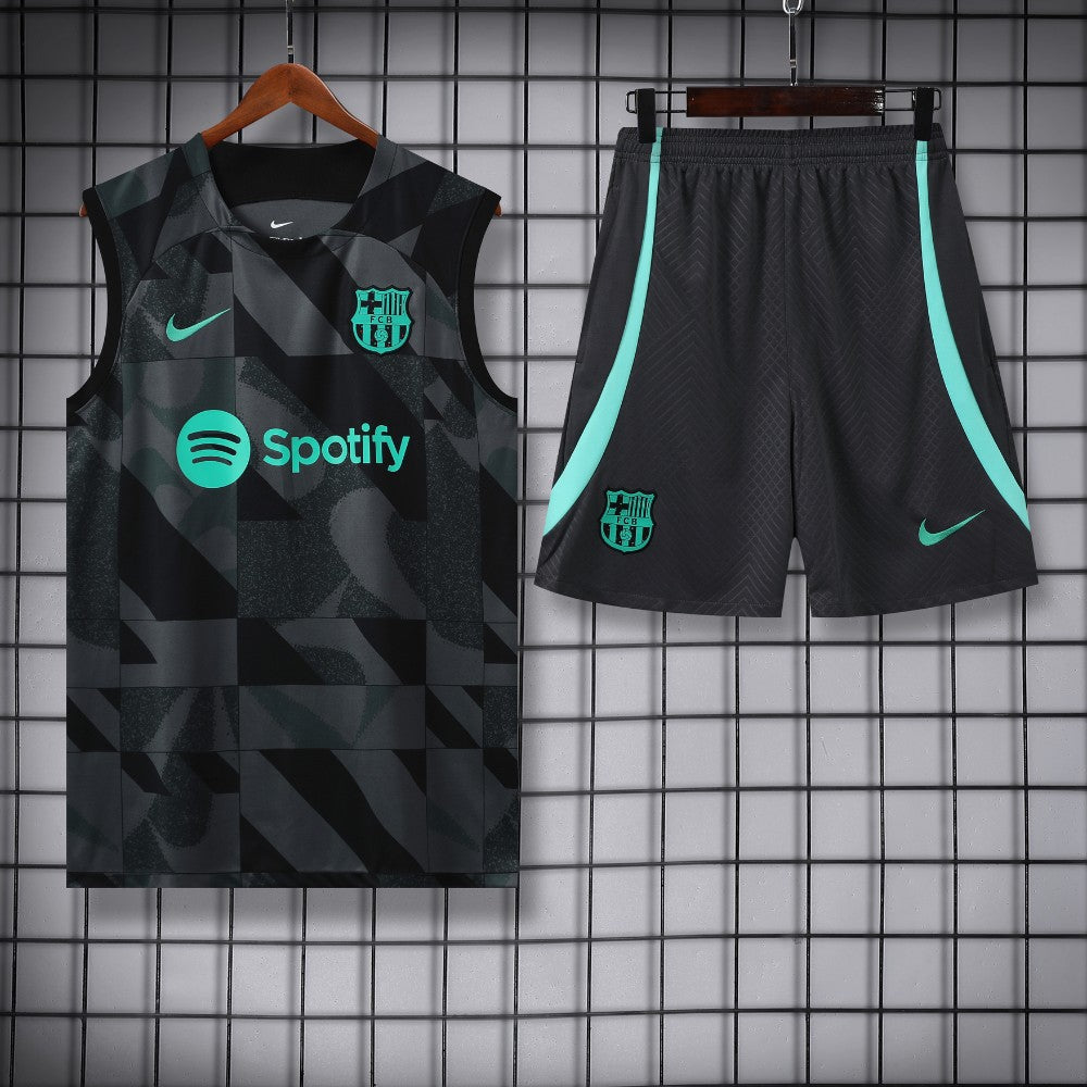 Ensemble Débardeur FC Barcelone Concept Noir 23/24