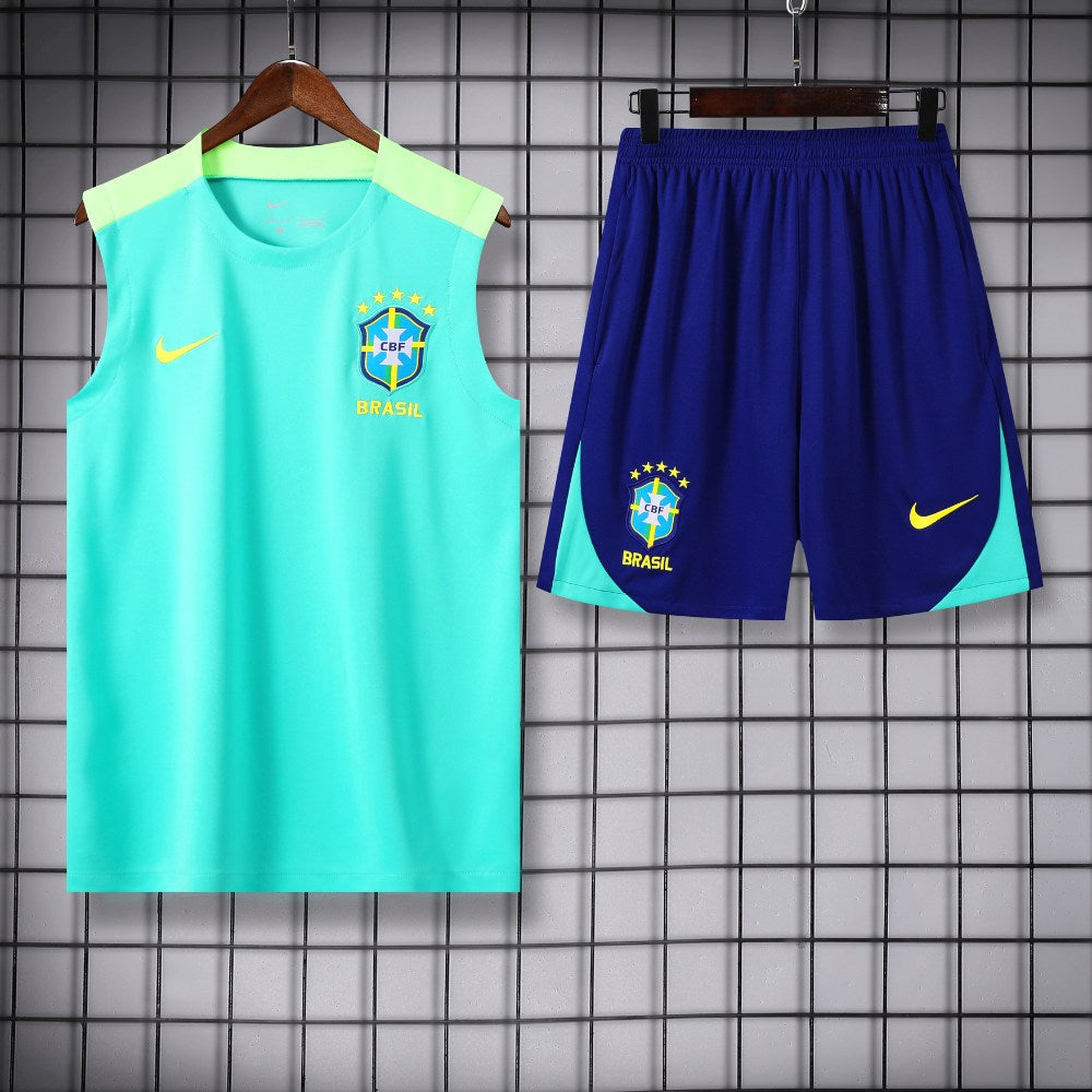 Ensemble Débardeur Brésil Bleu Clair 2024