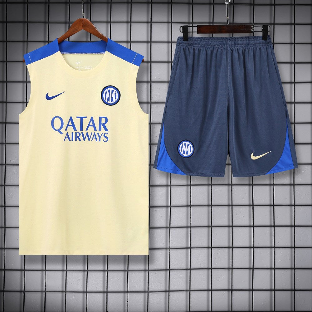 Ensemble Débardeur Inter Milan Crème 24/25