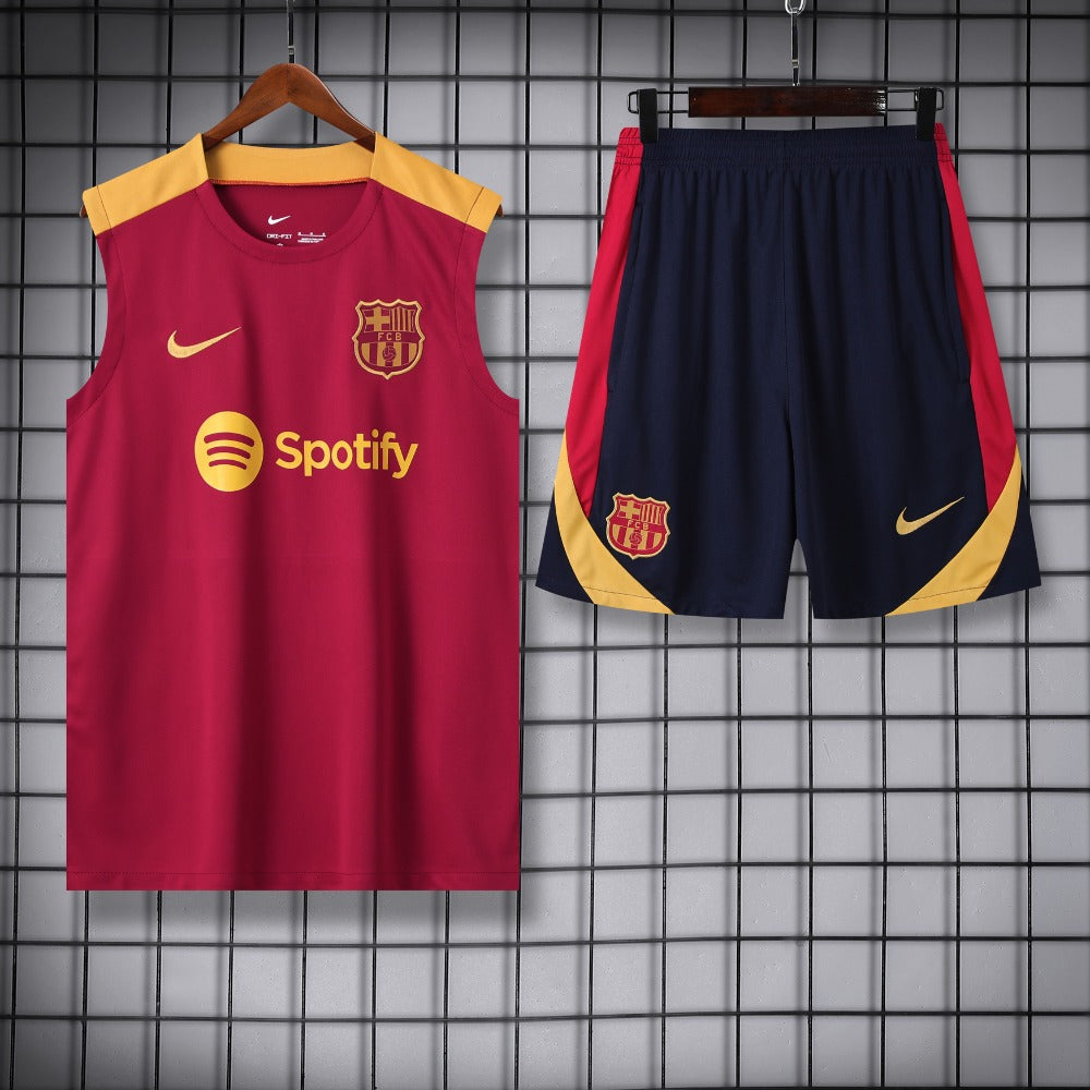Ensemble Débardeur FC Barcelone Rouge 24/25