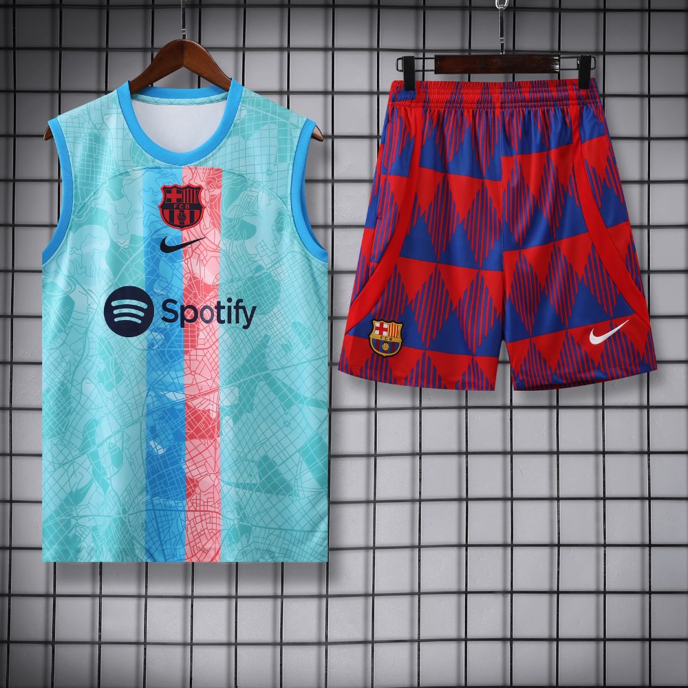 Ensemble Débardeur FC Barcelone Concept Bleu 23/24