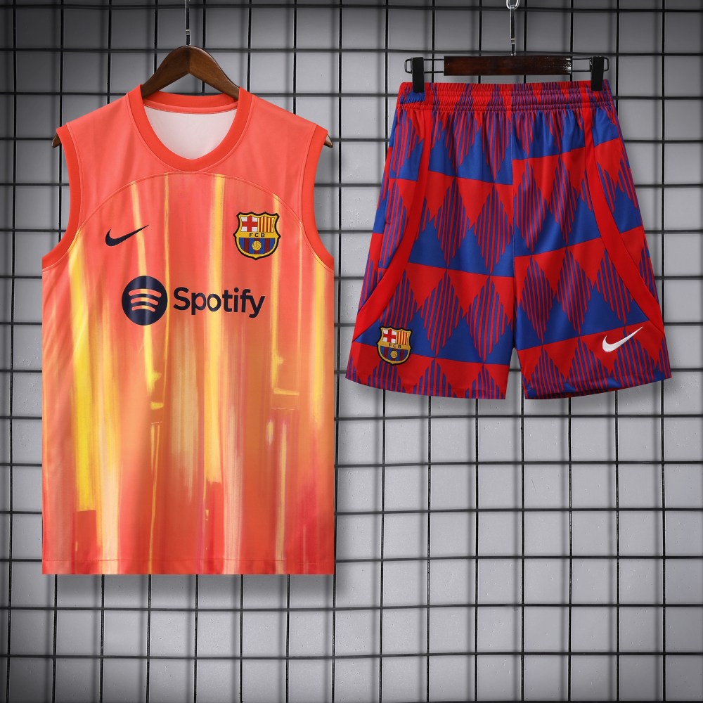 Ensemble Débardeur FC Barcelone Concept Orange 24/25