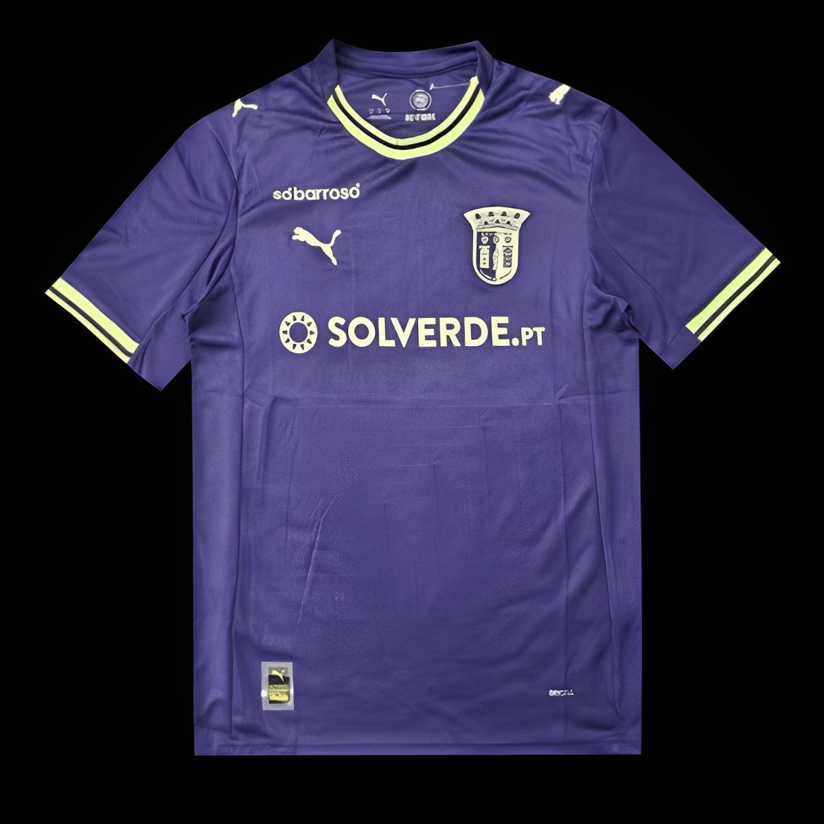 Maillot Braga 25/26 version fan — vue face