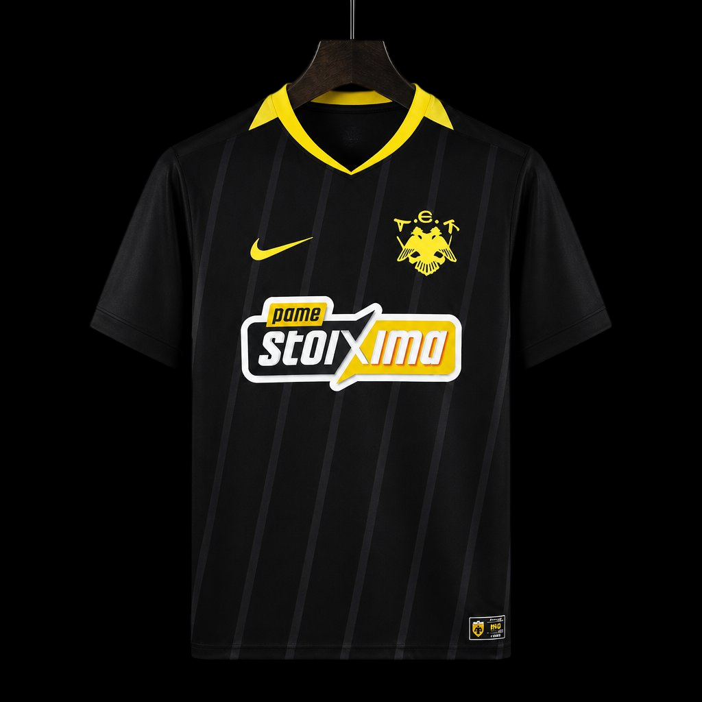 Maillot AEK Athènes 26/27 version fan — vue face