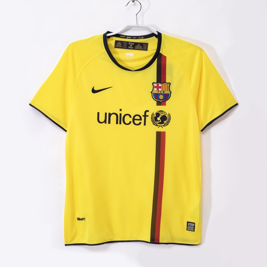 Maillot FC Barcelone 08/09 version fan — vue face