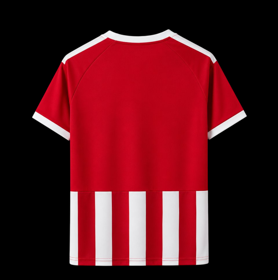 Maillot Olympiacos 26/27 version fan — vue dos
