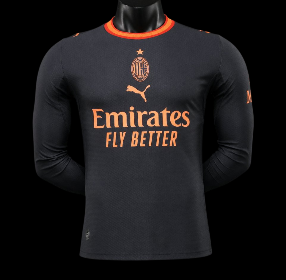 Maillot manches longues Milan AC 26/27 version joueur — vue face
