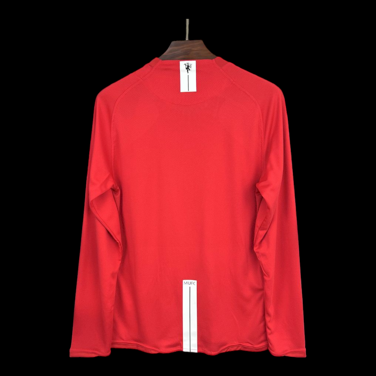 Maillot manches longues Manchester United 2007 version fan — vue dos