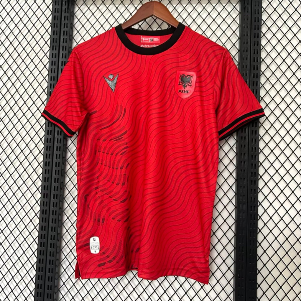 Maillot Albanie 2026 version fan — vue face
