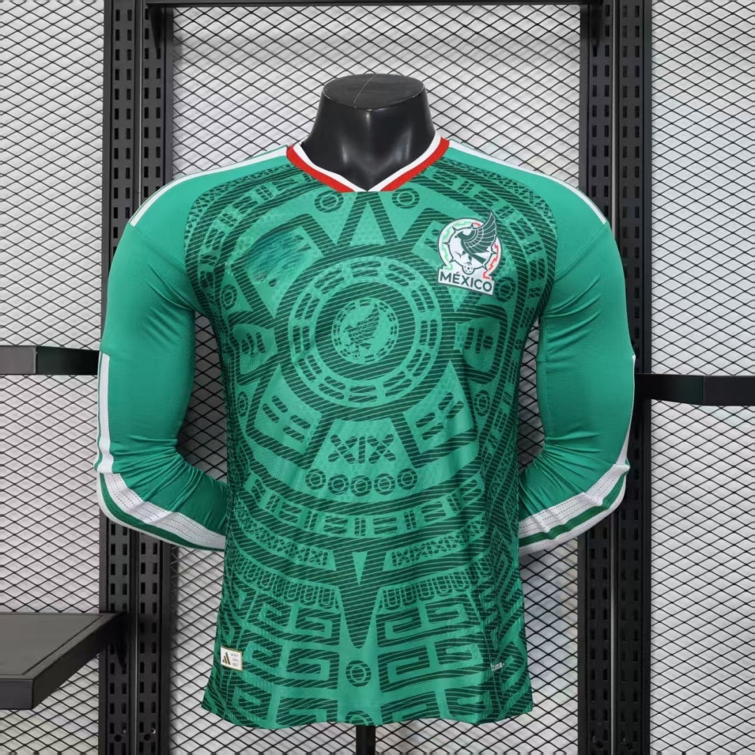Maillot manches longues Mexique 25/26 version joueur — vue face