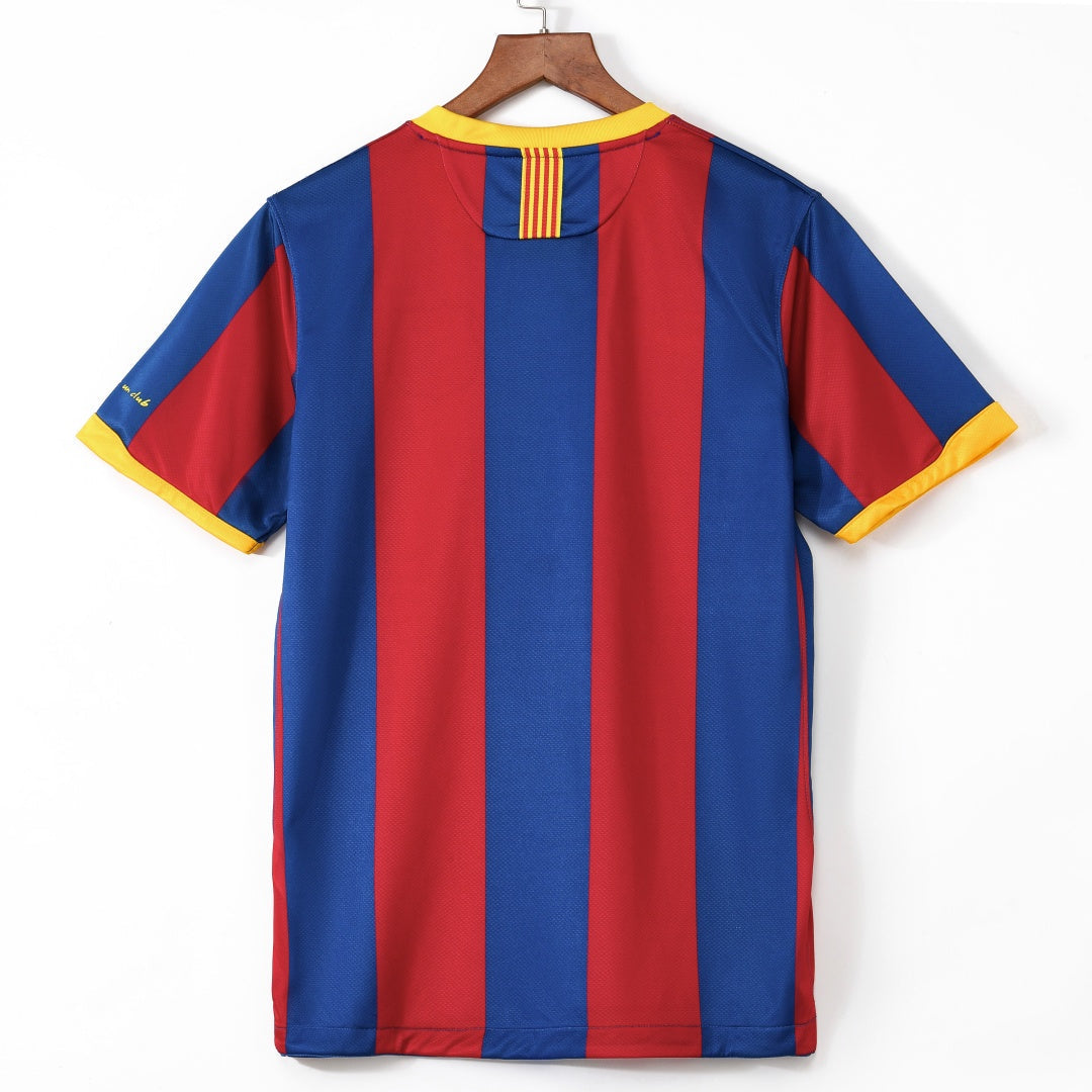 Maillot FC Barcelone 10/11 version fan — vue dos