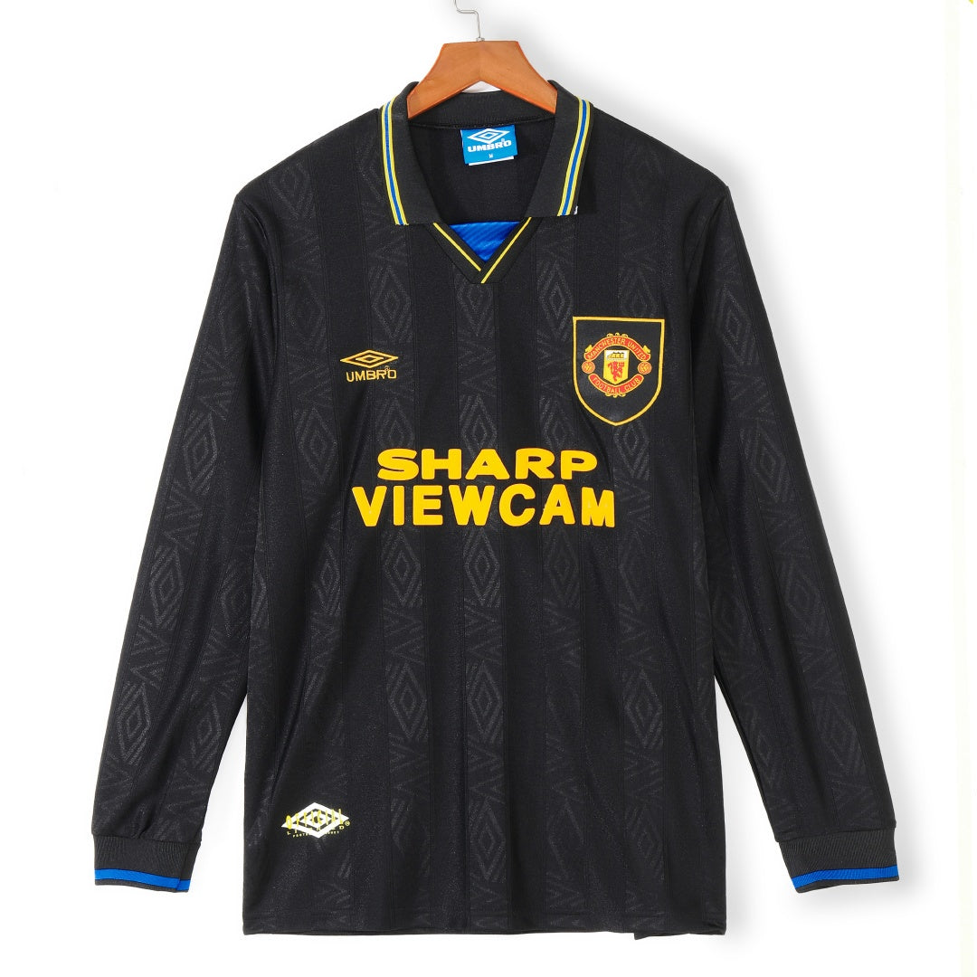 Maillot manches longues Manchester United 93/94 version fan — vue face