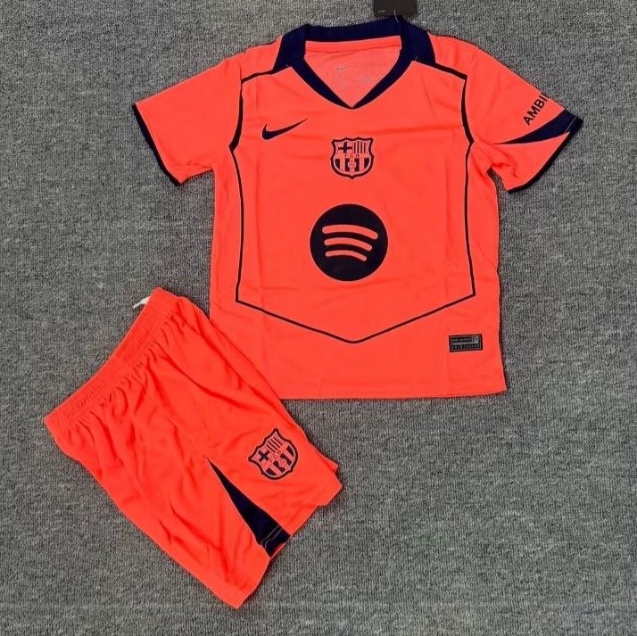 Ensemble enfant FC Barcelone 25/26 version fan — vue face