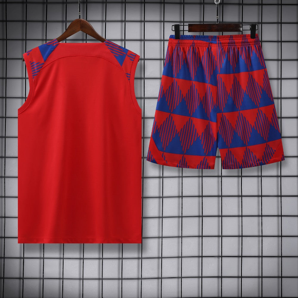 Ensemble Débardeur FC Barcelone Concept Rouge 23/24