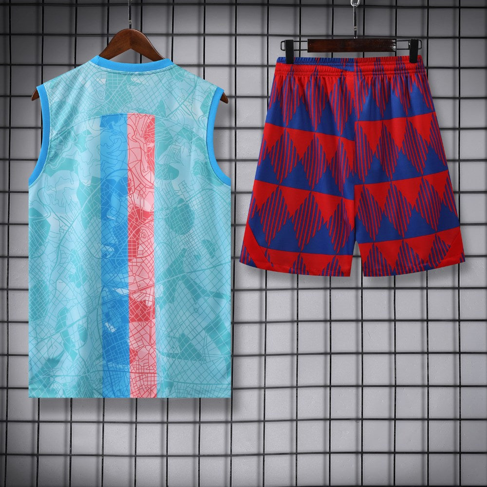Ensemble Débardeur FC Barcelone Concept Bleu 23/24