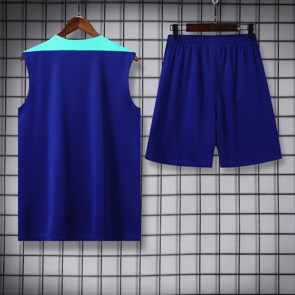 Ensemble Débardeur Brésil Bleu 2024