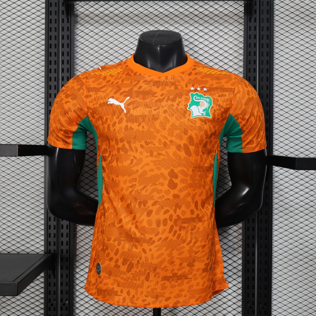 Maillot Côte d'Ivoire 25/26 version joueur — vue face