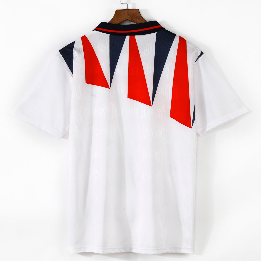 Maillot Angleterre 1992 version fan — vue dos