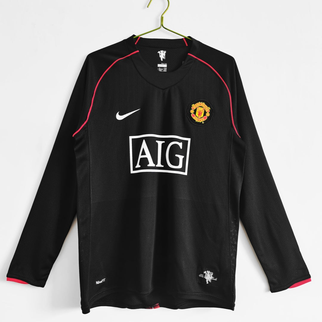 Maillot manches longues Manchester United 2007 version fan — vue face