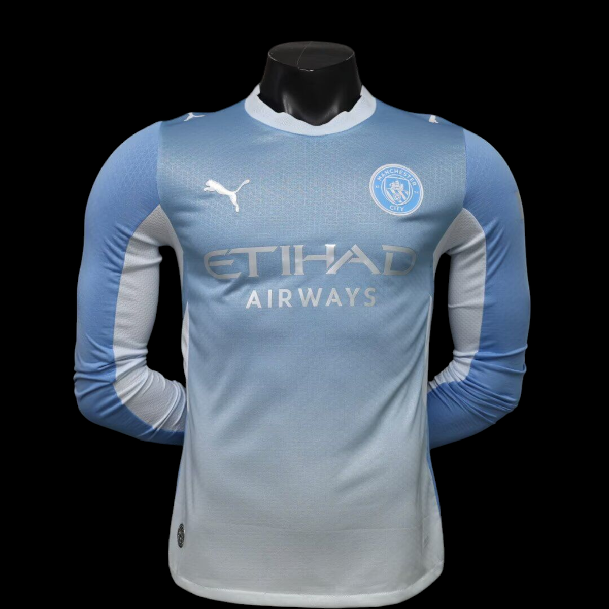 Maillot manches longues Manchester City 26/27 version joueur — vue face