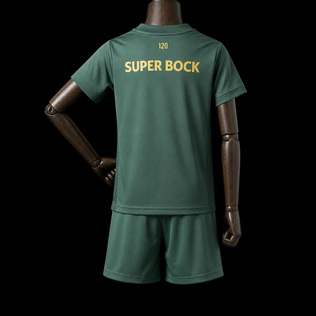 Maillot enfant Sporting Lisbonne 26/27 version fan — vue dos