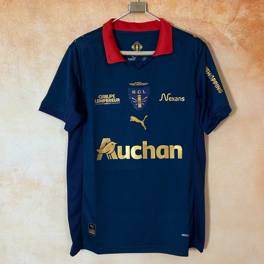 Maillot RC Lens 25/26 version fan — vue face