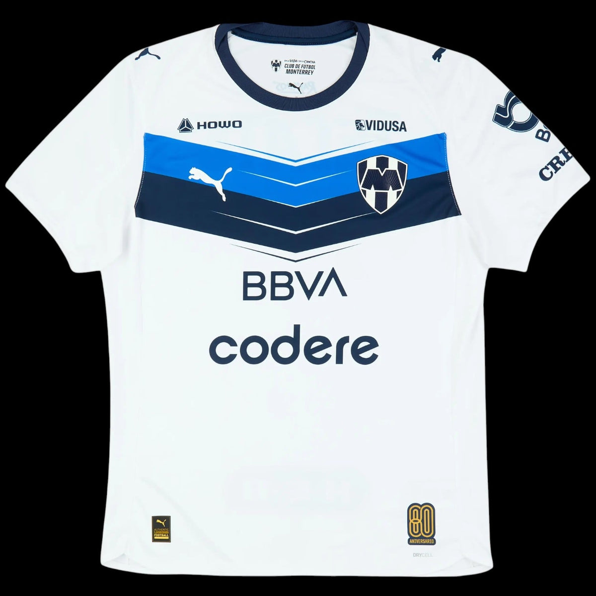 Maillot Monterrey 25/26 version fan — vue face