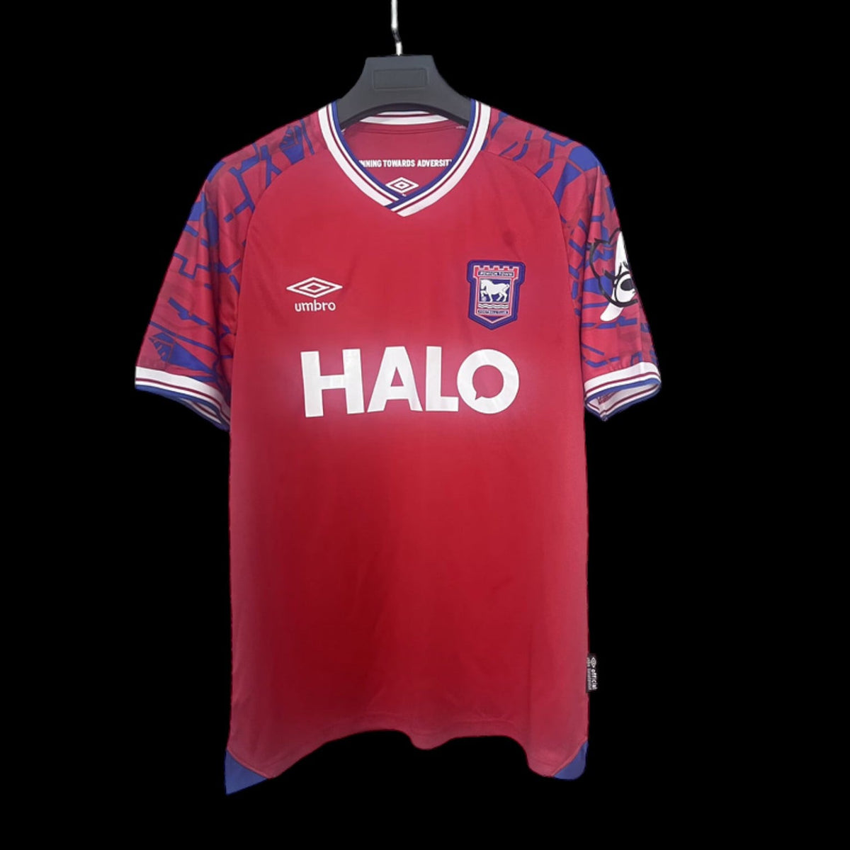 Maillot Ipswich Town 25/26 version fan — vue face