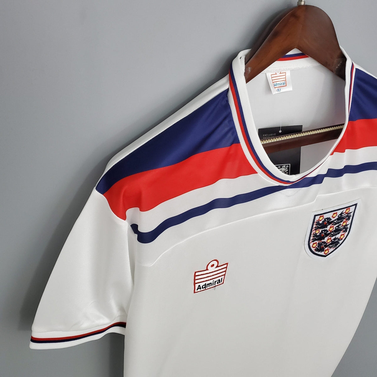 Maillot Angleterre 1982 version fan — vue detail