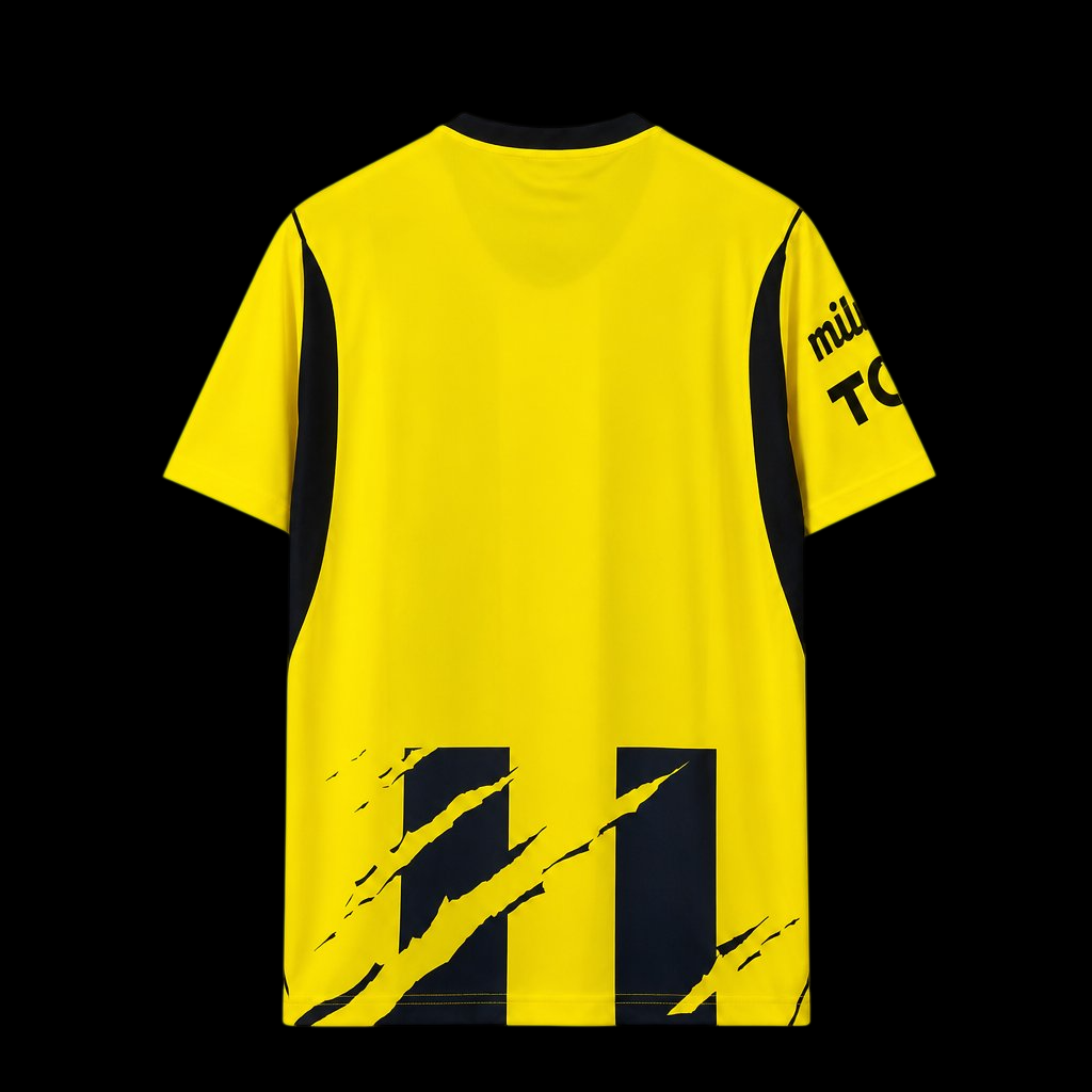 Maillot Al Ittihad 26/27 version fan — vue dos