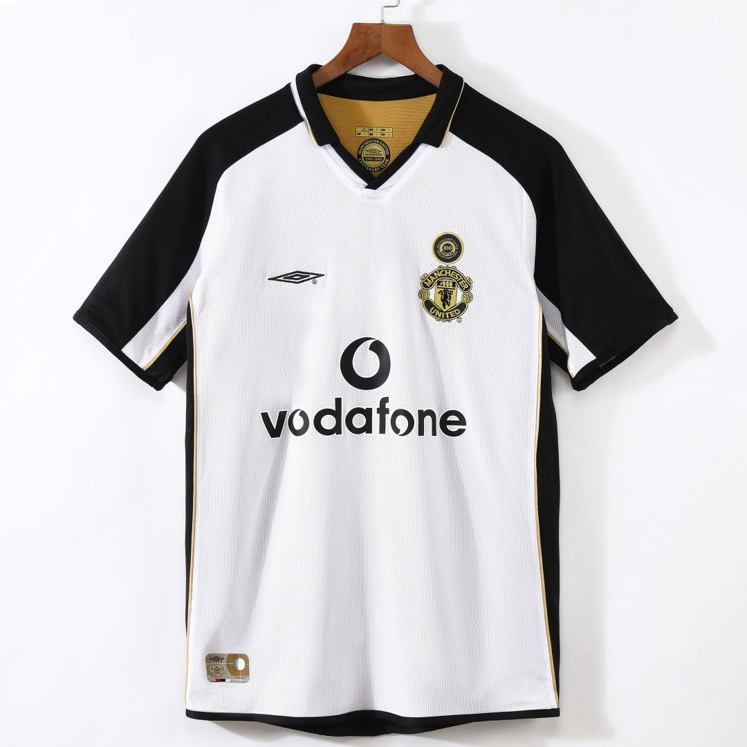 Maillot Manchester United 01/02 version fan — vue detail