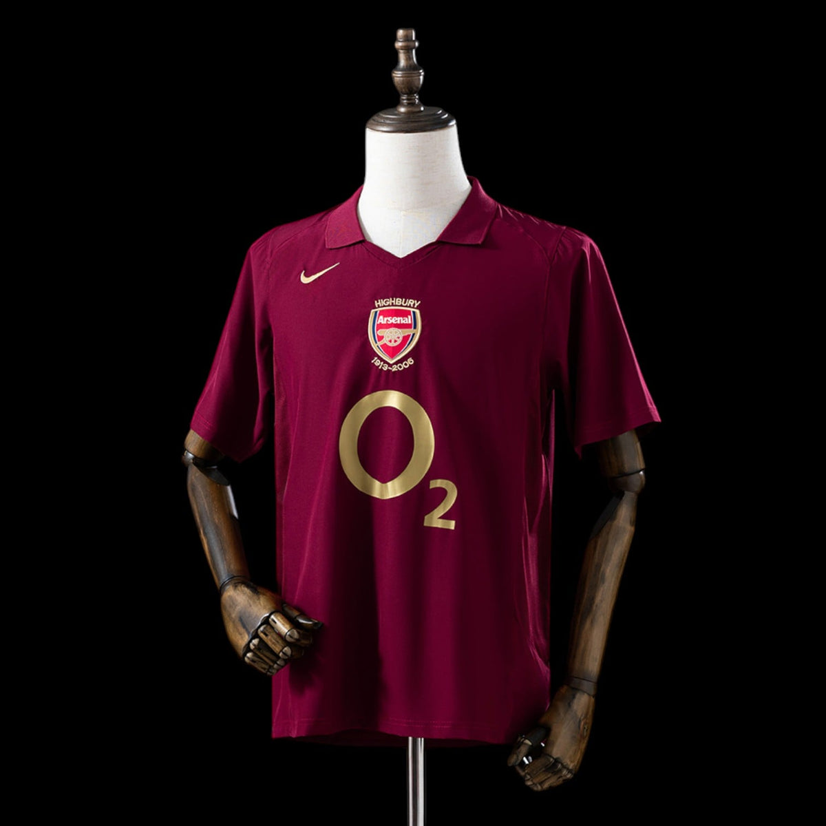 Maillot Arsenal 05/06 version fan — vue face