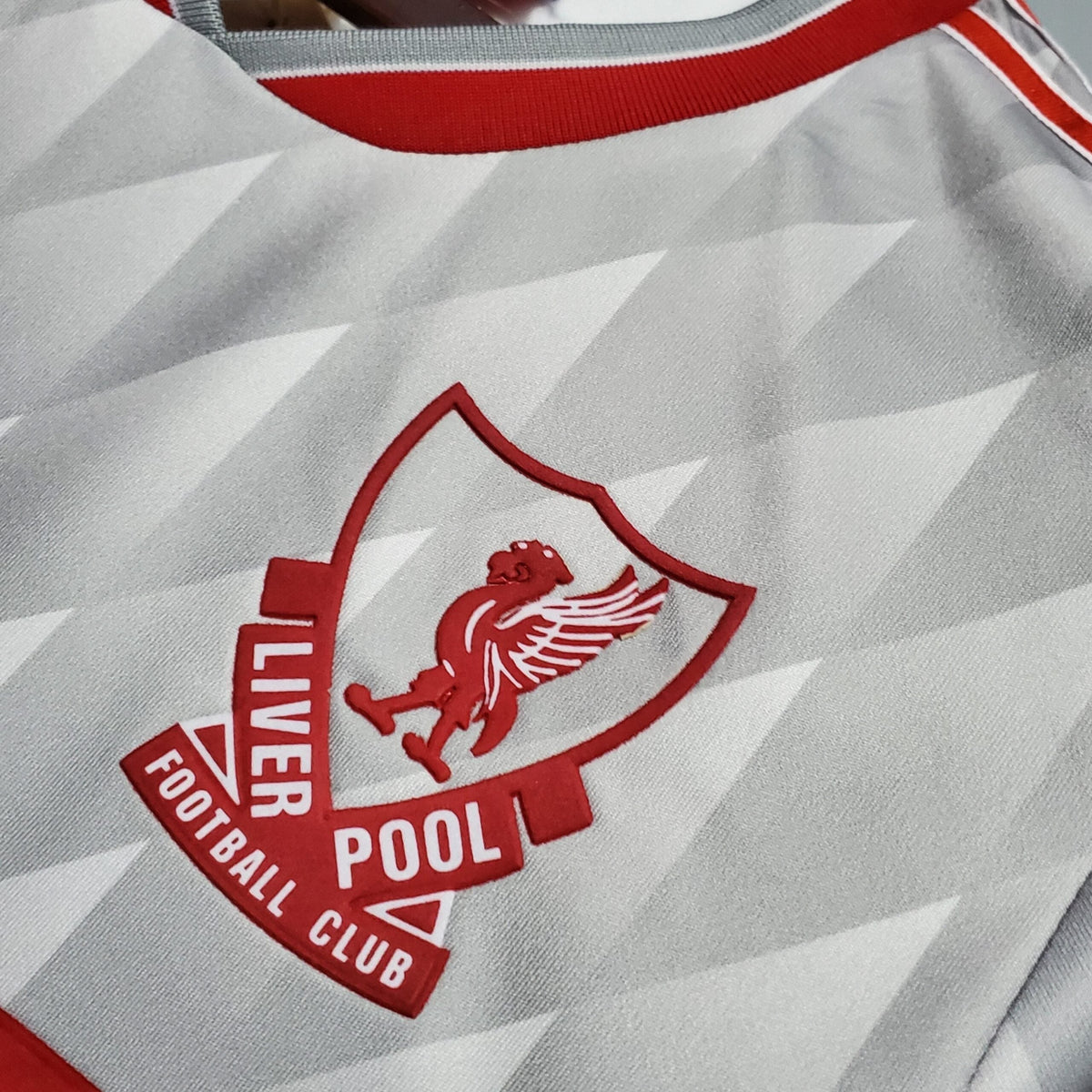 Maillot Liverpool 89/91 version fan — vue detail