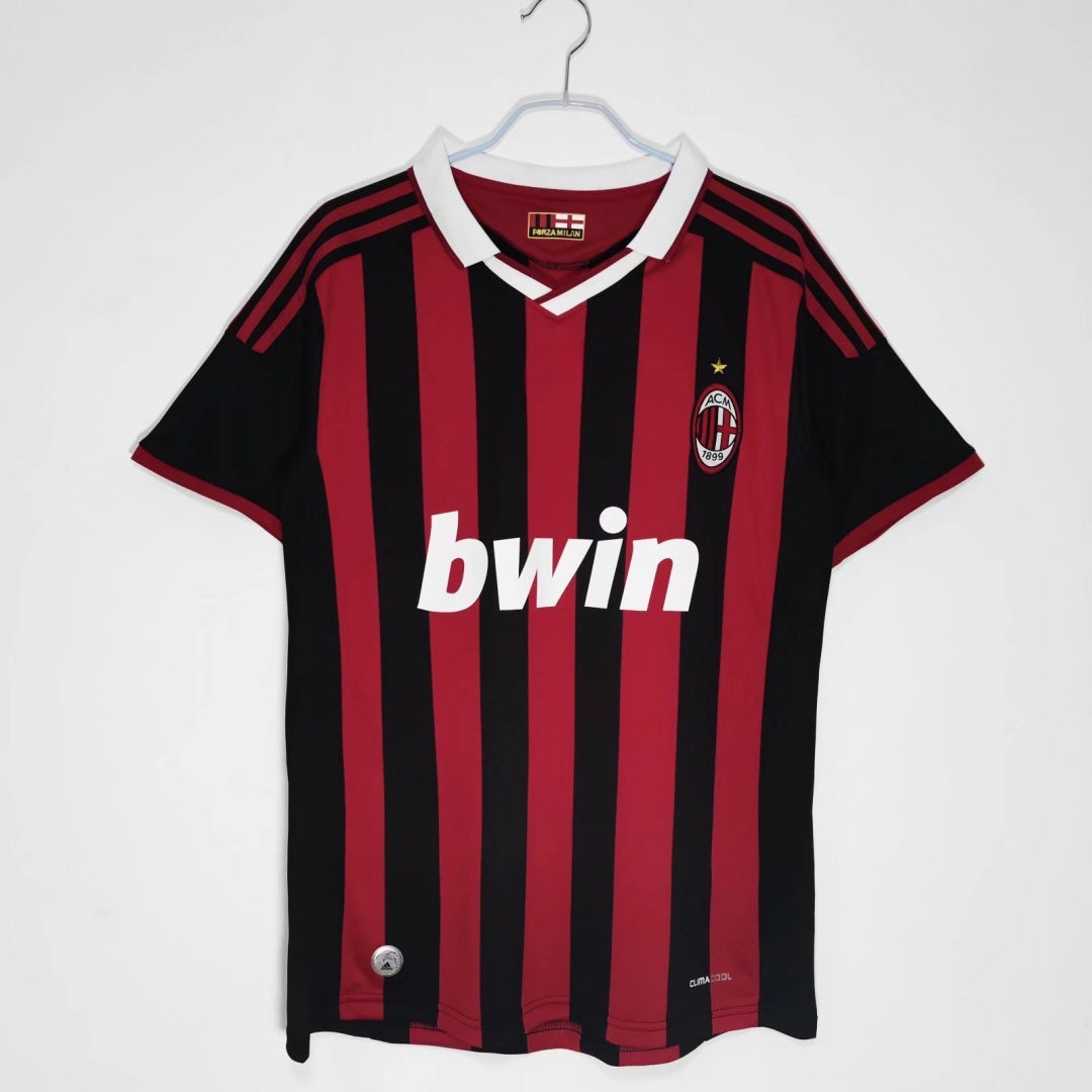 Maillot Milan AC 09/10 version fan — vue face