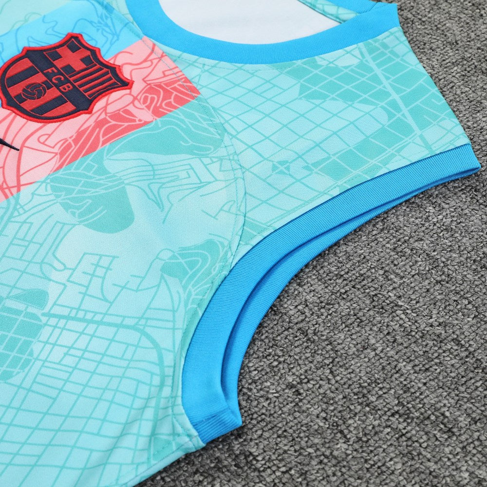 Ensemble Débardeur FC Barcelone Concept Bleu 23/24