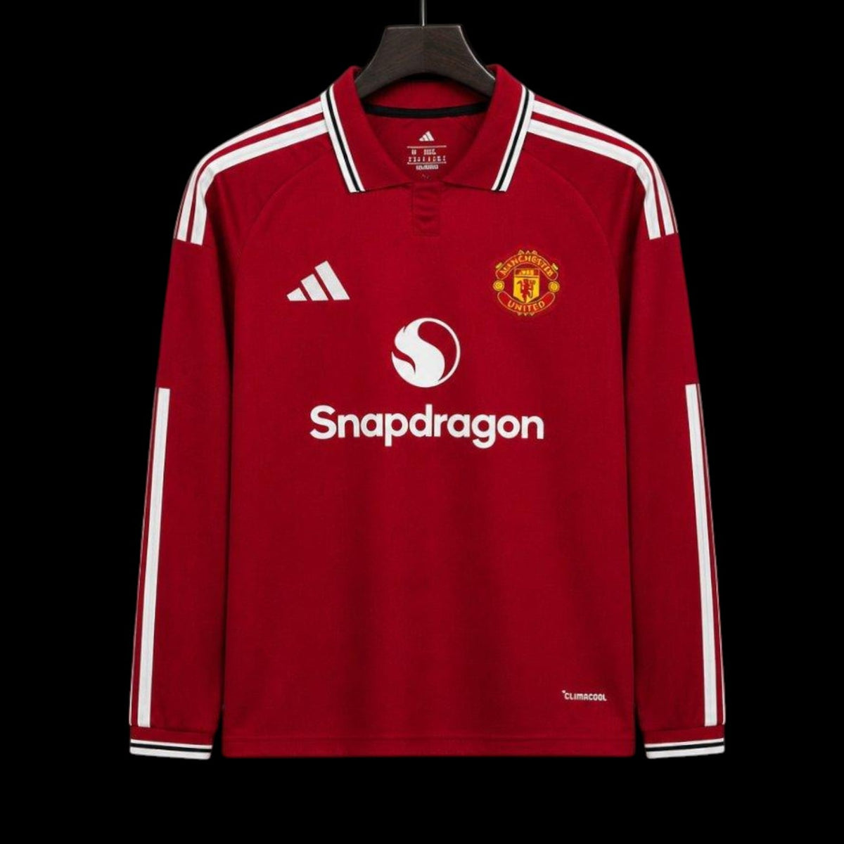 Maillot manches longues Manchester United 26/27 version fan — vue face