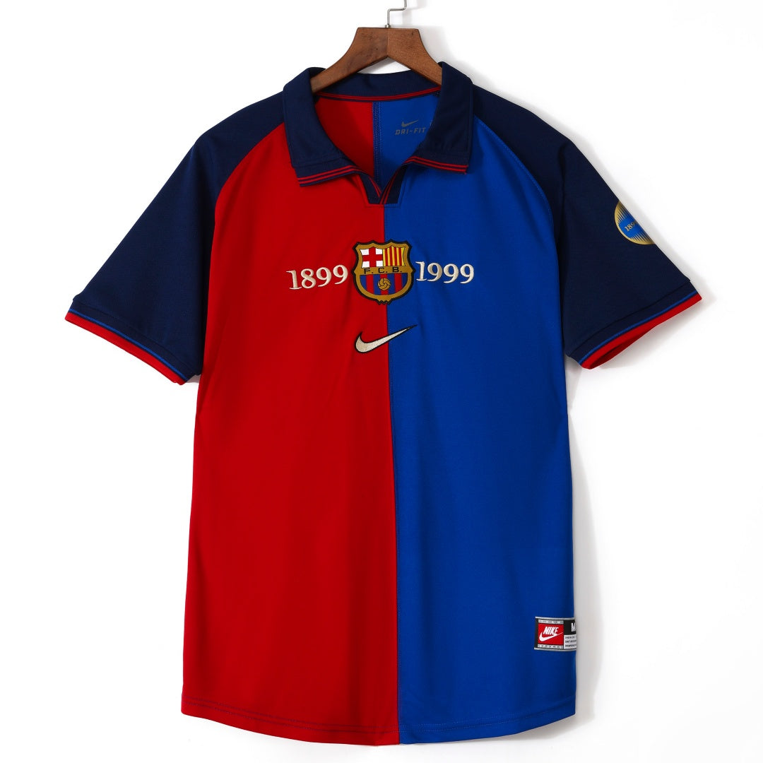 Maillot FC Barcelone 1999 version fan — vue face