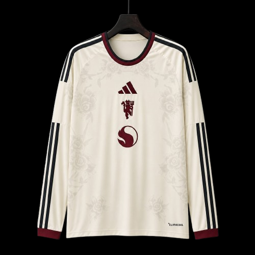 Maillot manches longues Manchester United 26/27 version fan — vue face