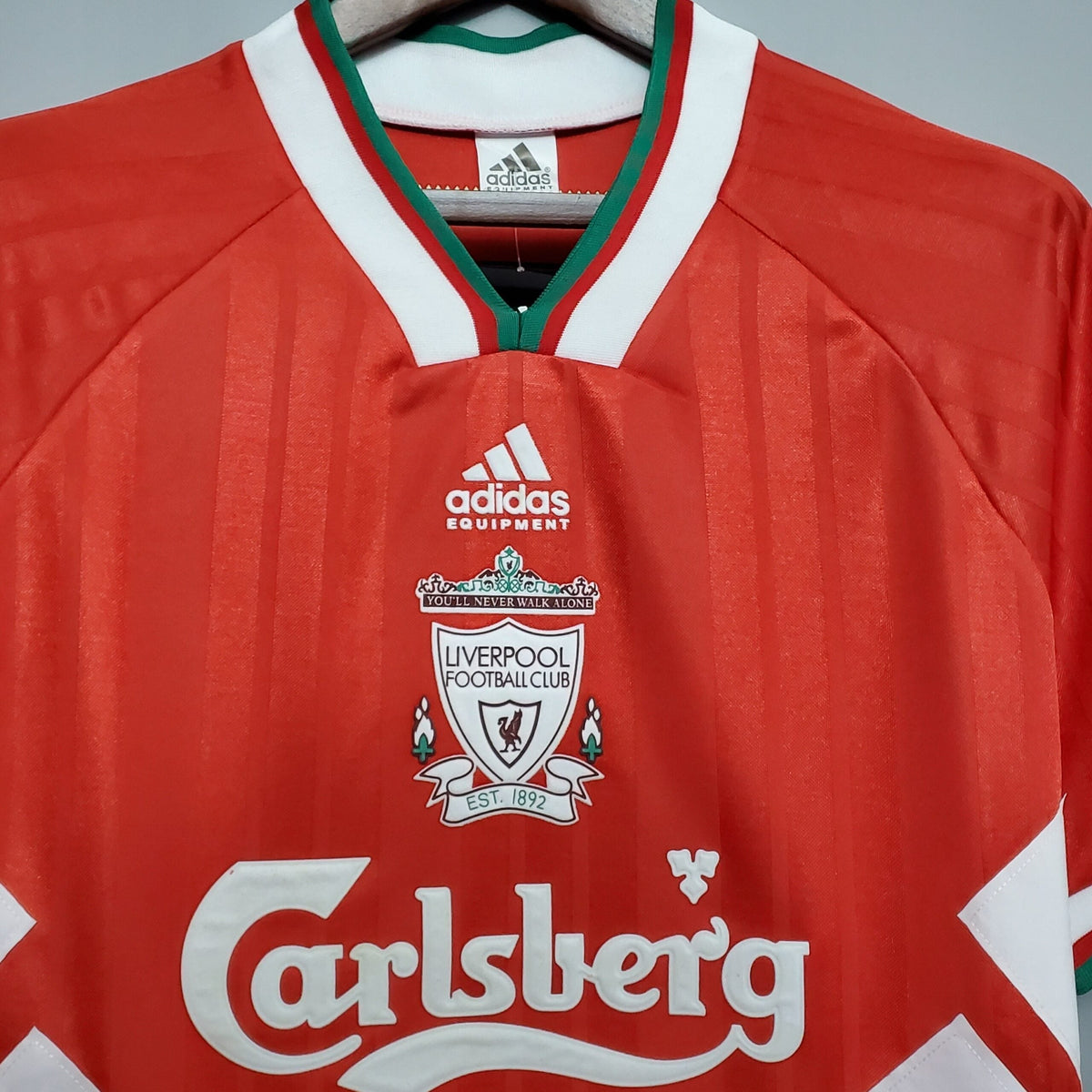 Maillot Liverpool 93/95 version fan — vue dos