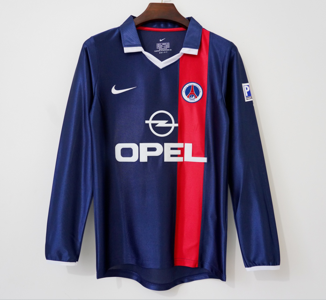Maillot manches longues Paris SG 01/02 version fan — vue face