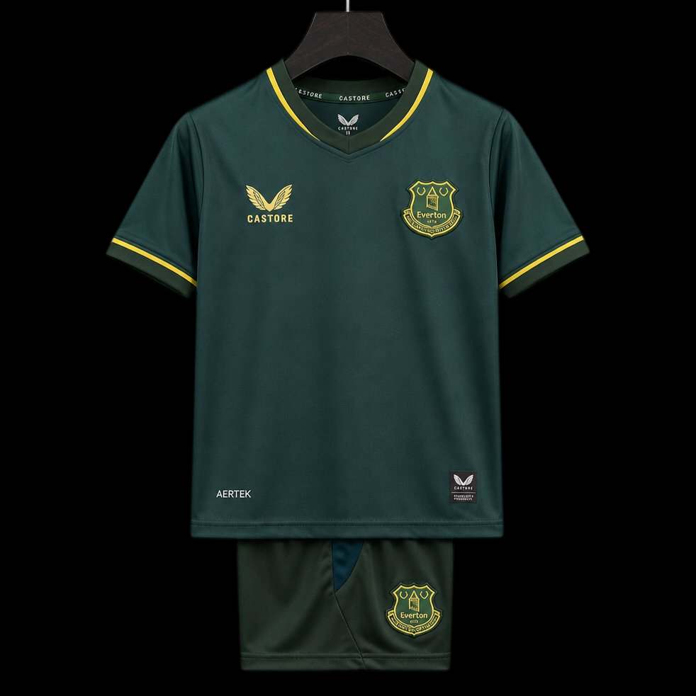 Maillot enfant Everton FC 26/27 version fan — vue face