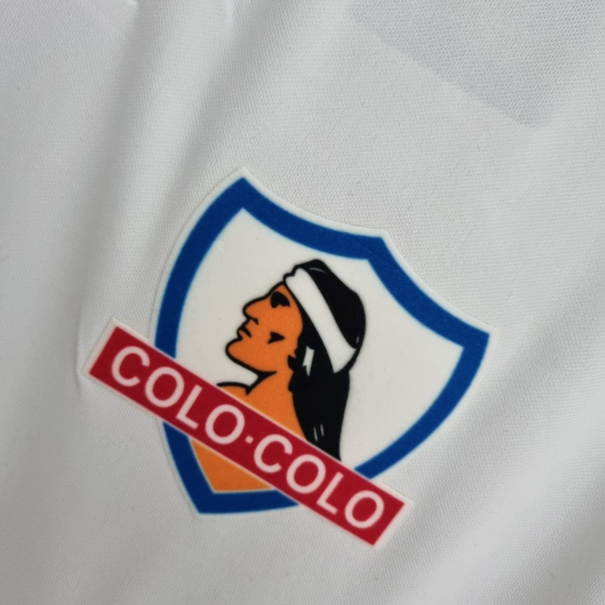 Maillot Colo-Colo 1992 version fan — vue detail