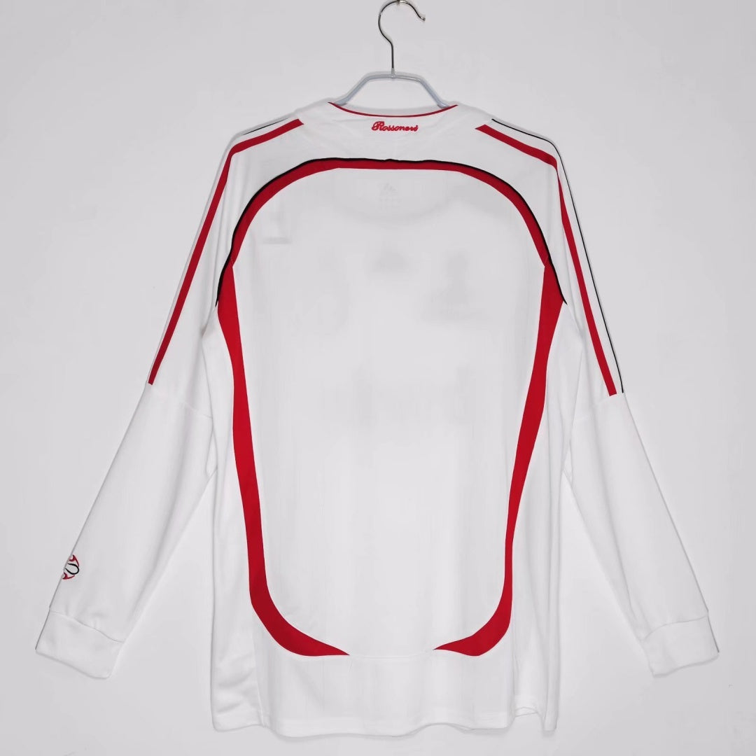 Maillot manches longues Milan AC 06/07 version fan — vue dos