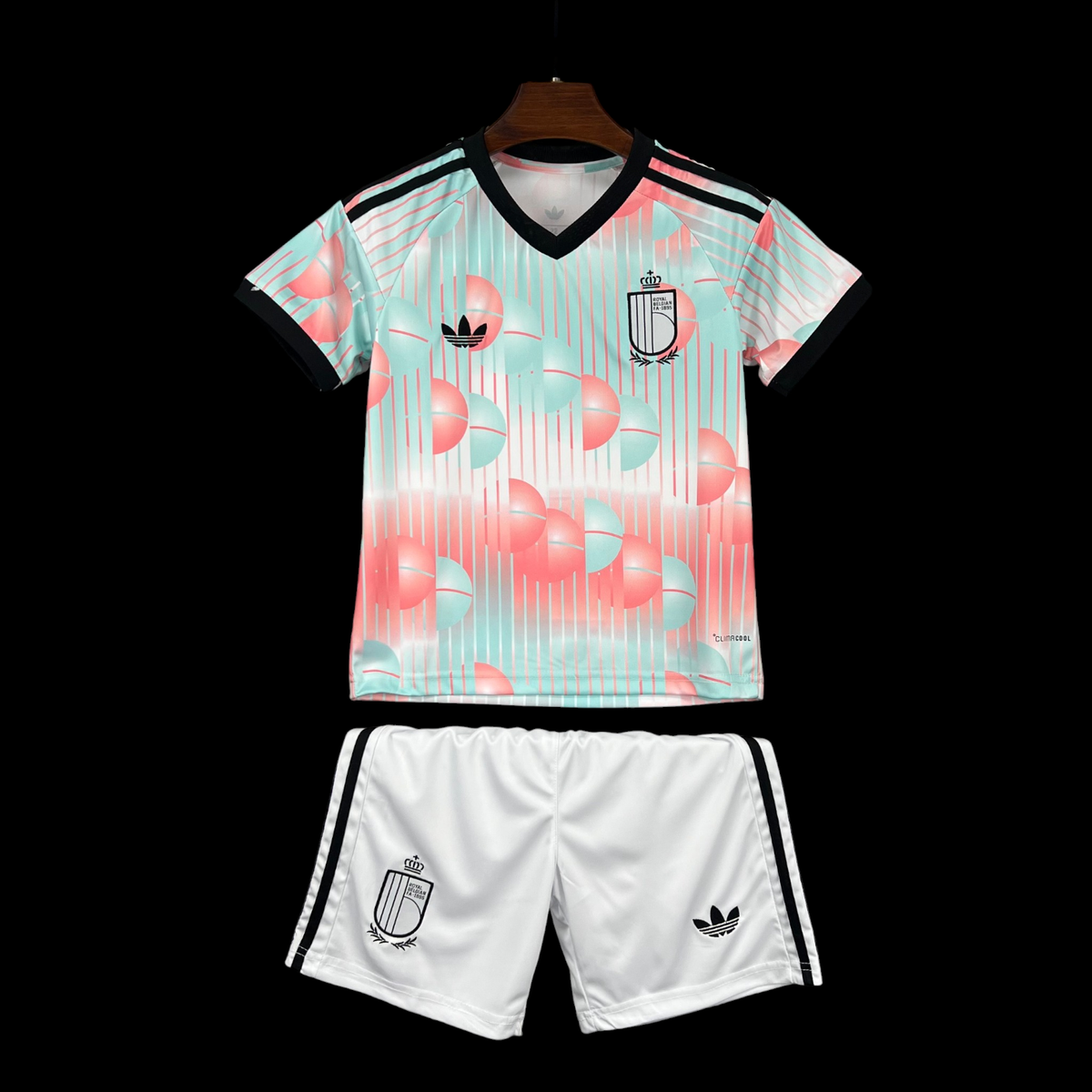Maillot enfant Belgique 26/27 version fan — vue face