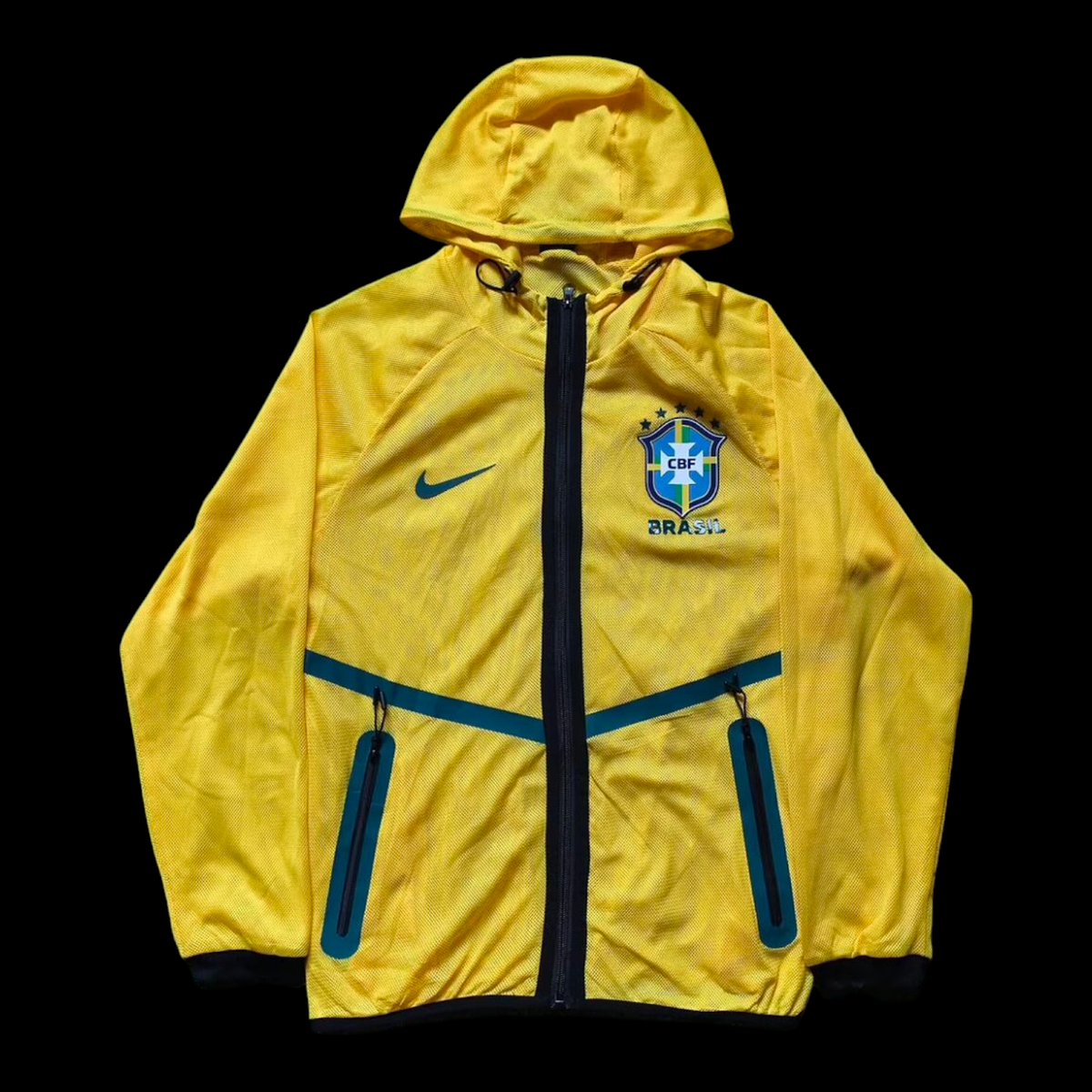 Veste Brésil 2026 version fan — vue face