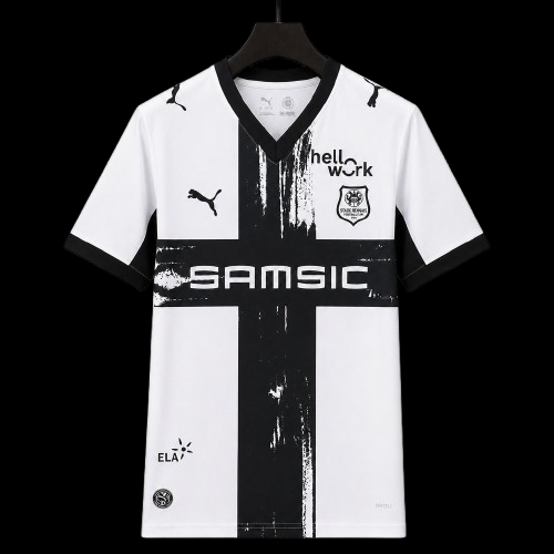Maillot Rennes 26/27 version fan — vue face