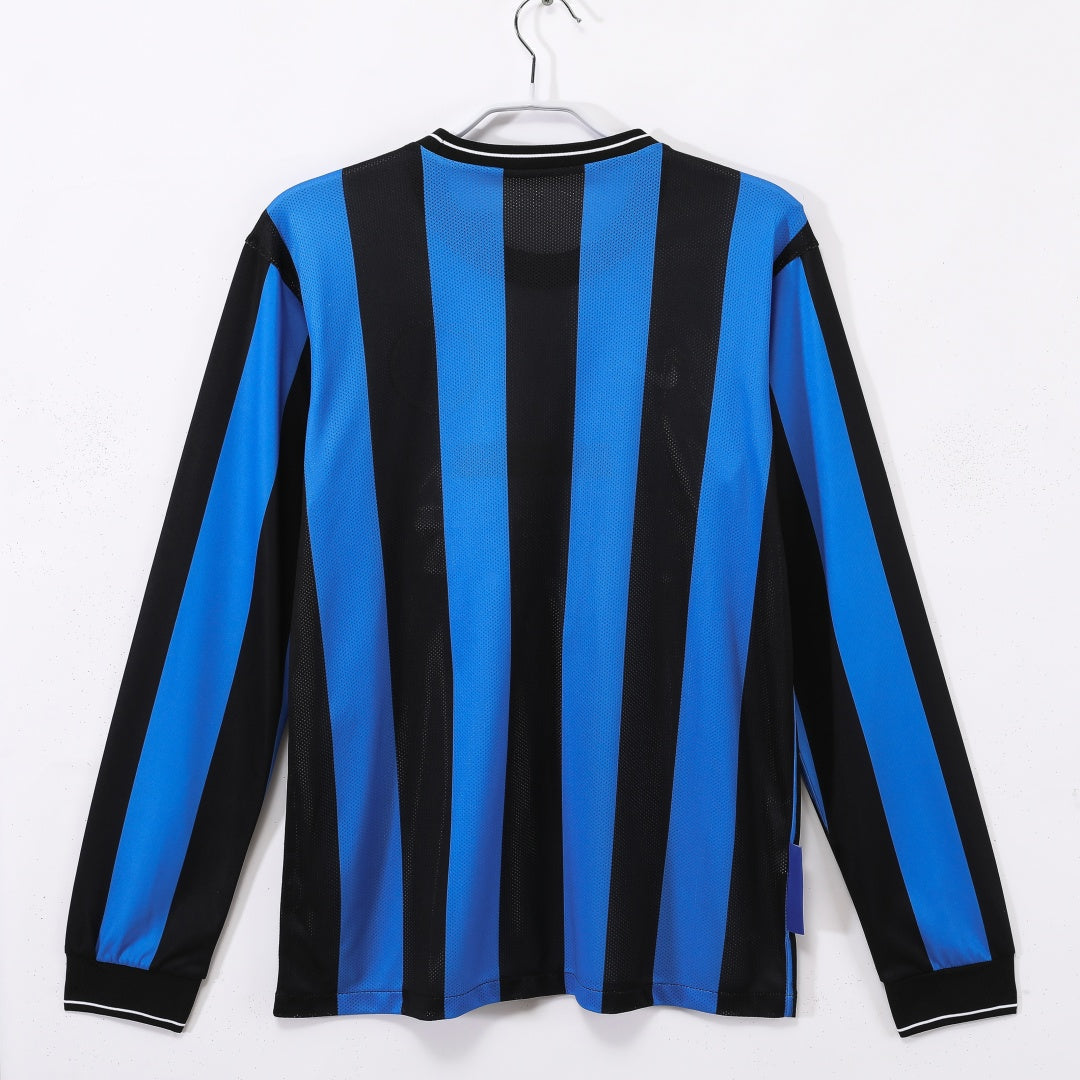 Maillot manches longues Inter Milan 09/10 version fan — vue dos