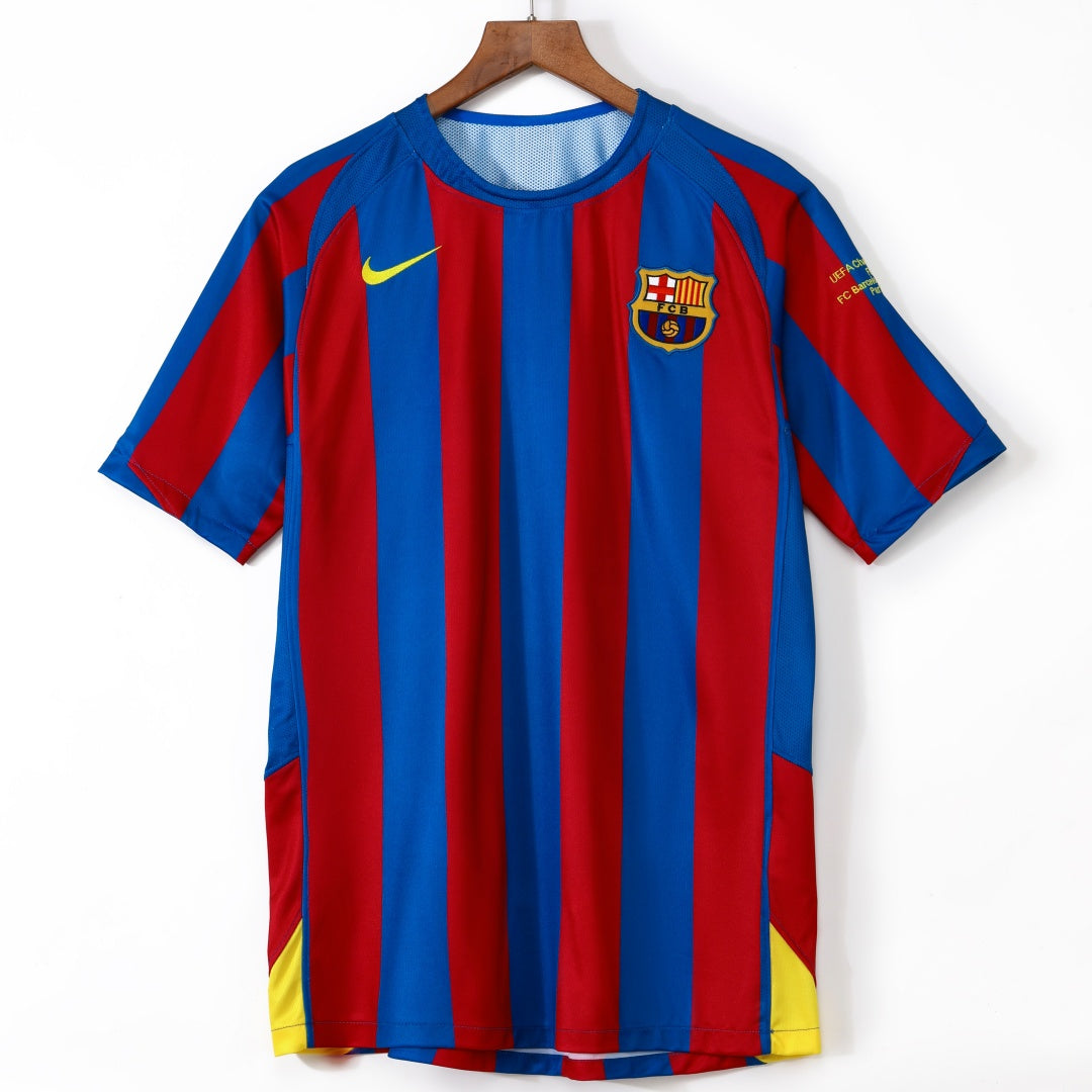 Maillot FC Barcelone 05/06 version fan — vue face