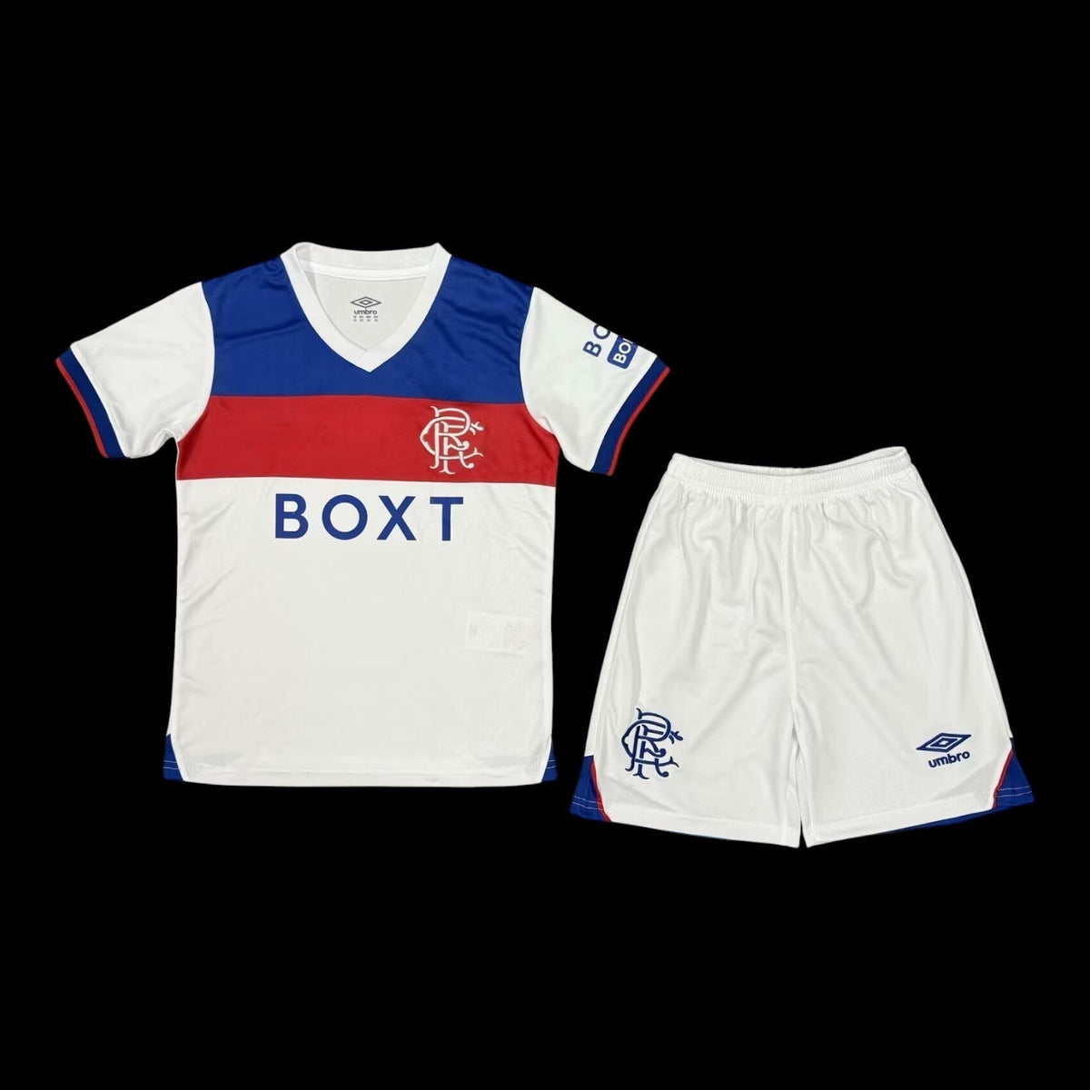 Maillot enfant Rangers FC 25/26 version fan — vue face