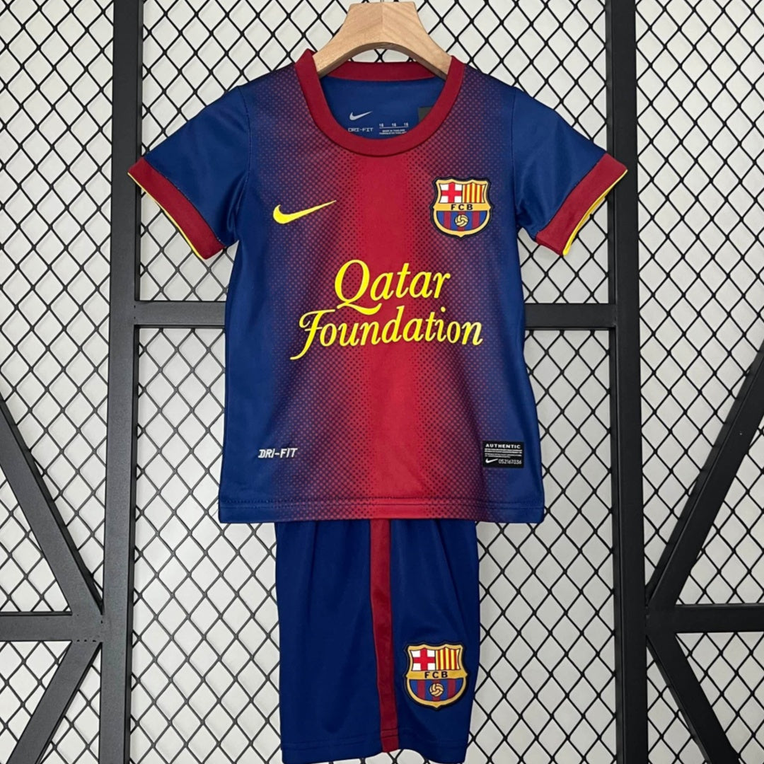 Ensemble enfant FC Barcelone 12/13 version fan — vue face